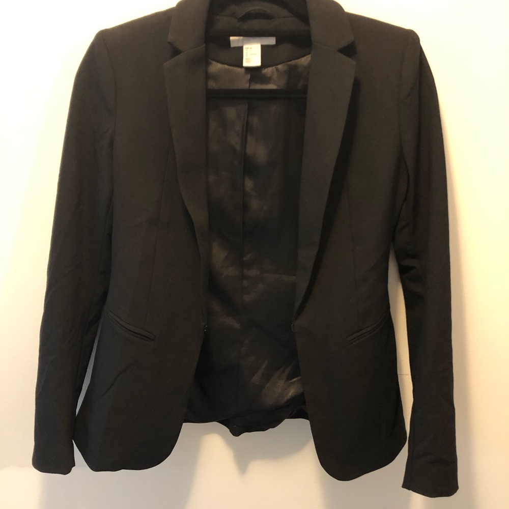 H&M size 4 black suit jacket